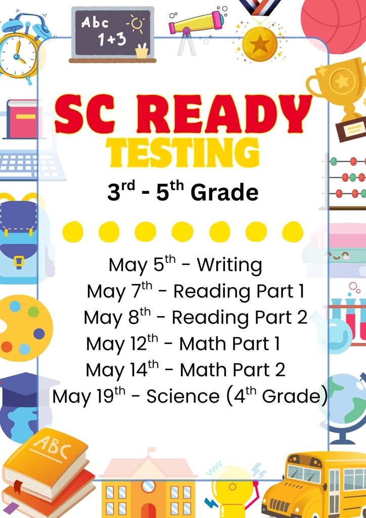 SC Ready Testing Dates