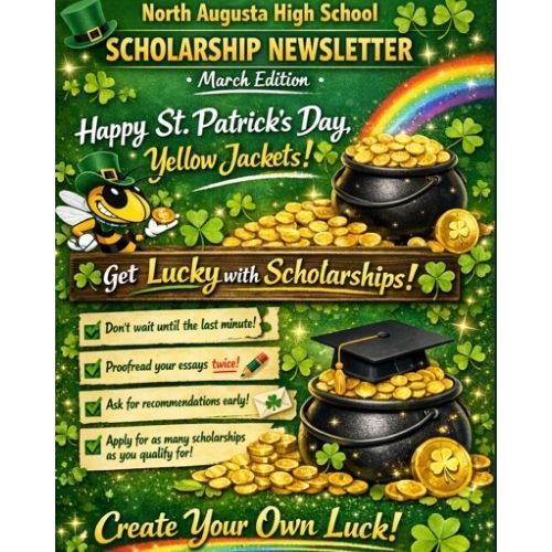 Saint Patrick's Day Gold Coins, Bucket and Rainbow.
