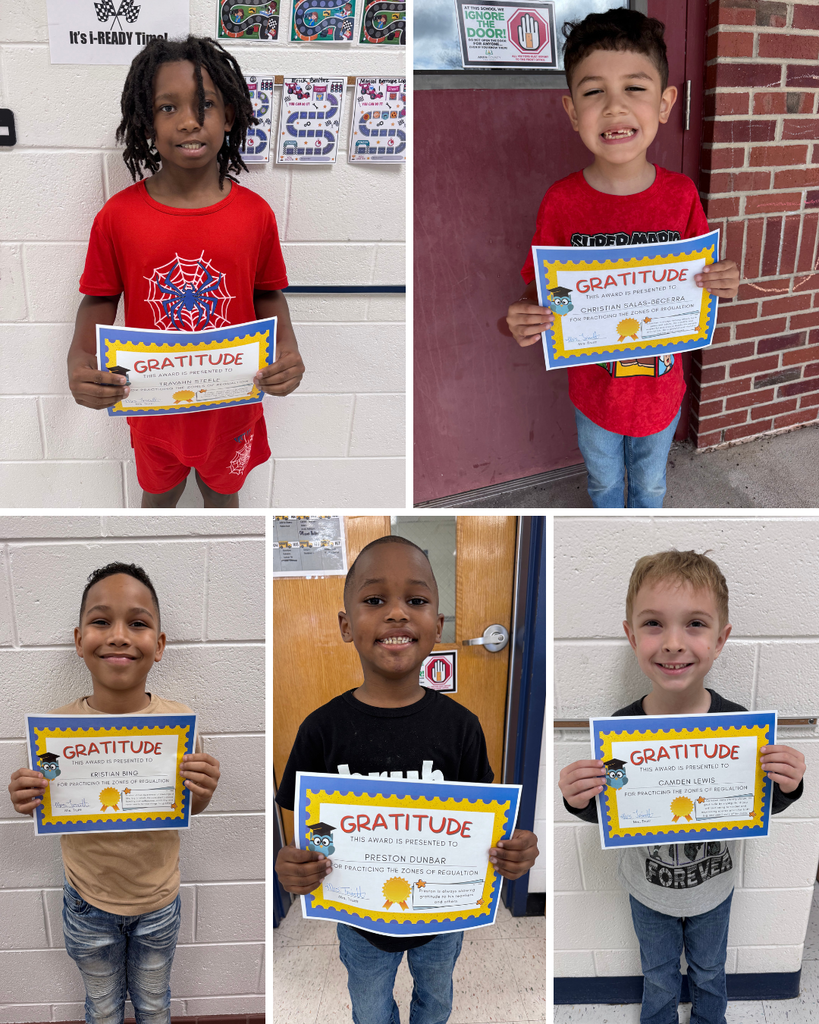 students with gratitude sign 