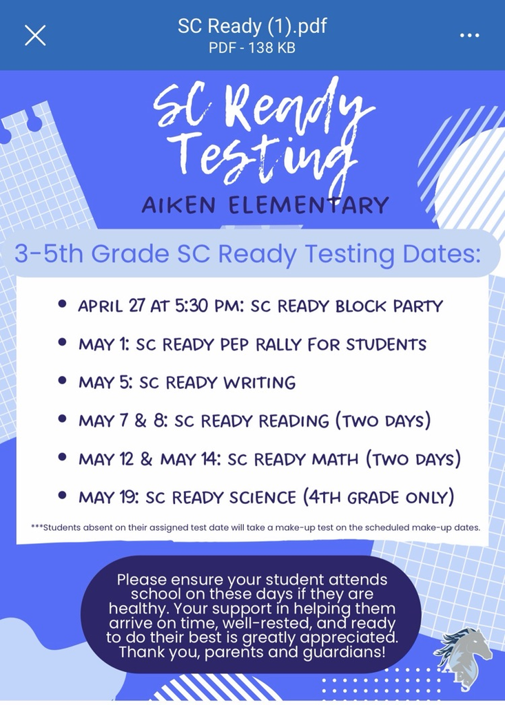 SC Ready Information 