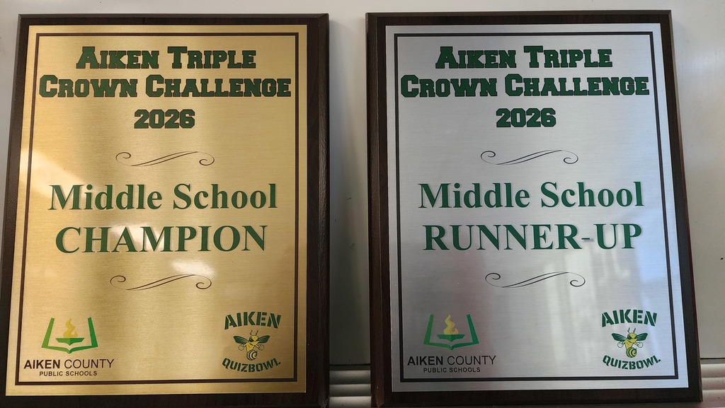 1st and 2nd place Plaques