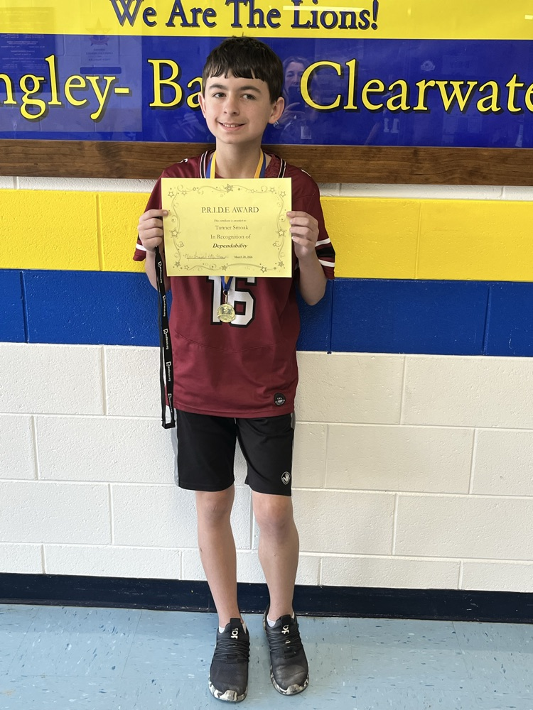 tanner Smoak student of the month