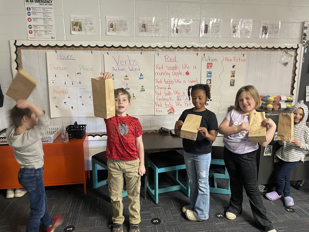 First Graders Graphing