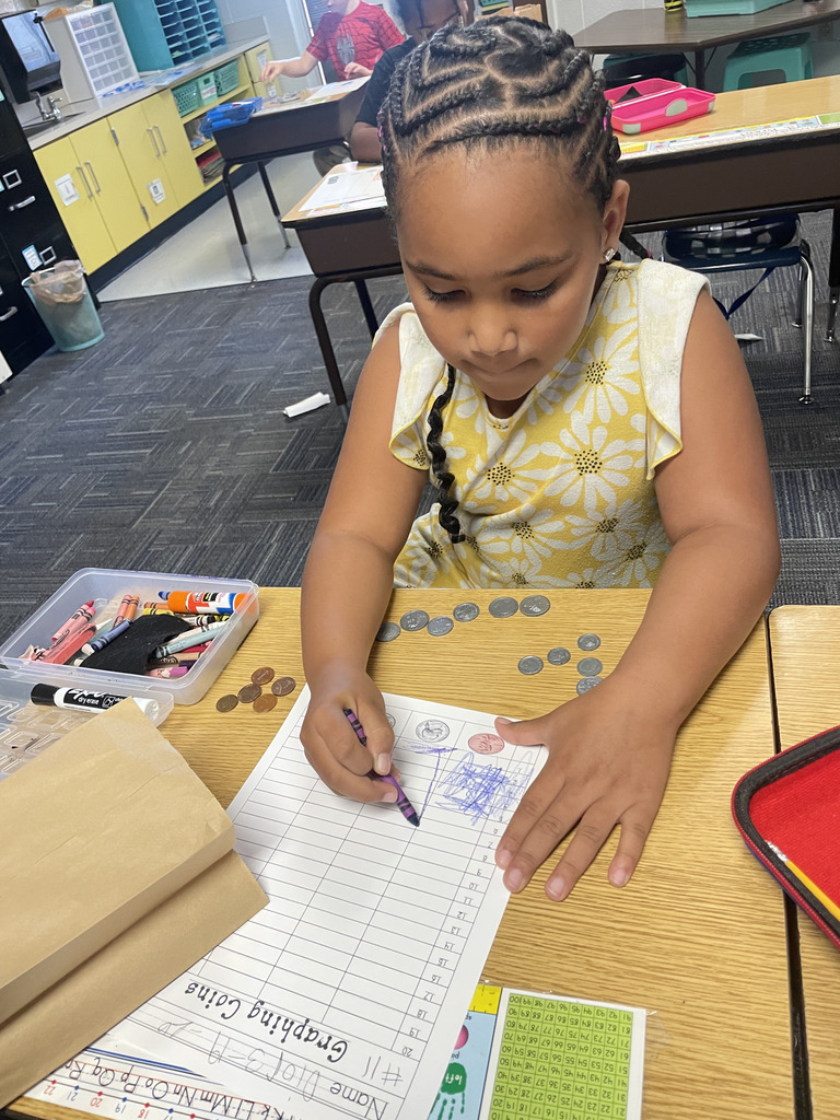 First Graders Graphing