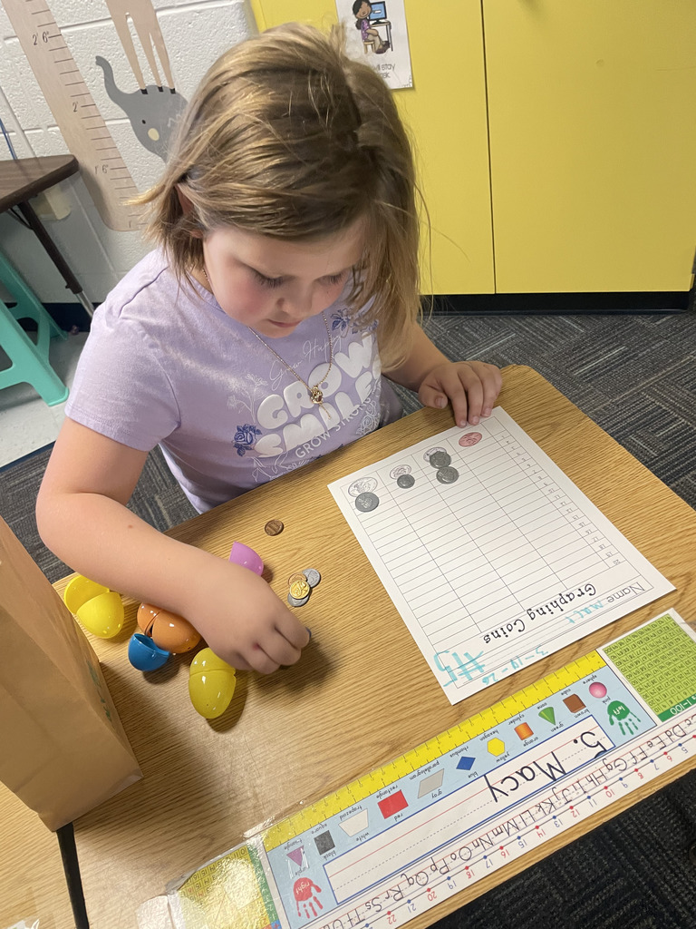 First Graders Graphing