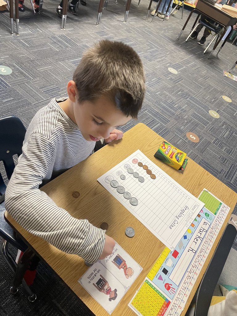 First Graders Graphing