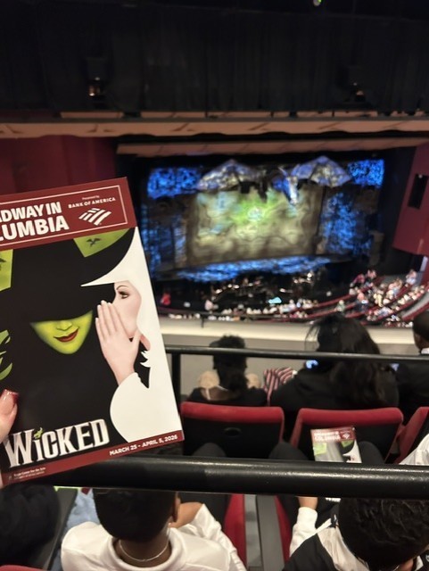 Program of Wicked in Theater.