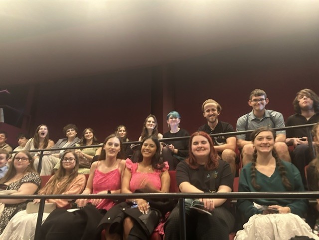 Picture of students in theater.