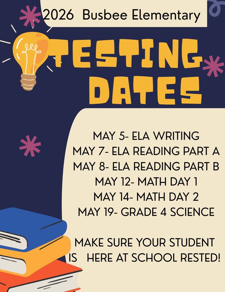 Testing Schedule
