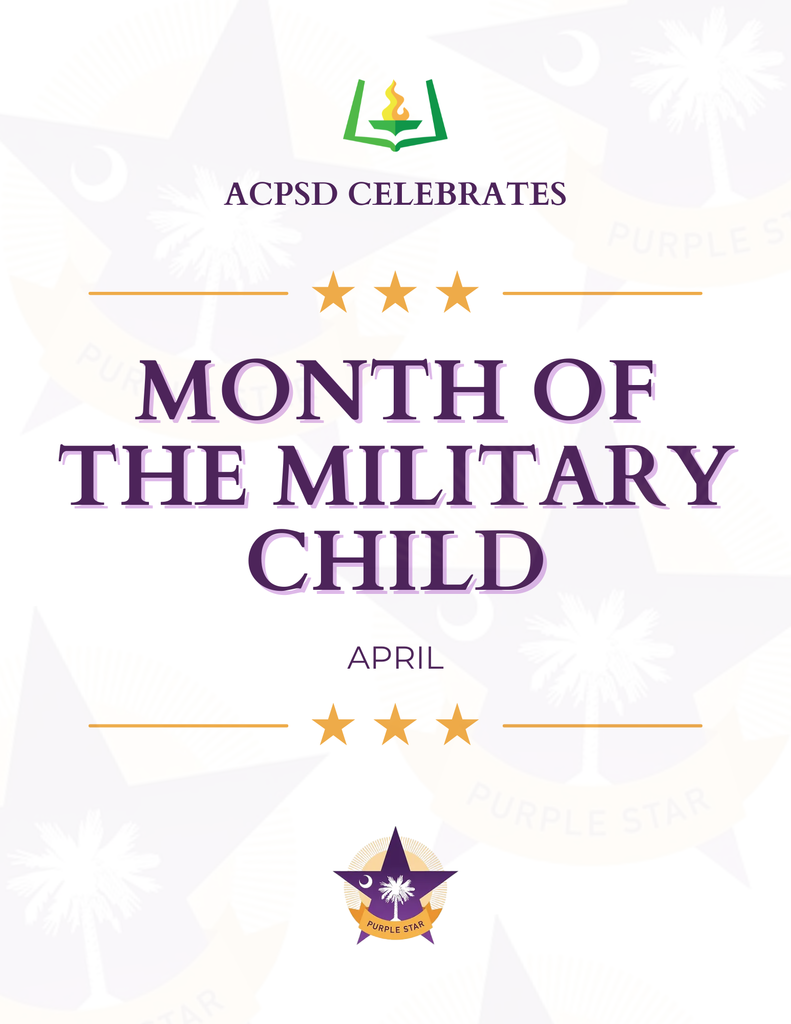 ACPSD celebrates the month of the military child for April.