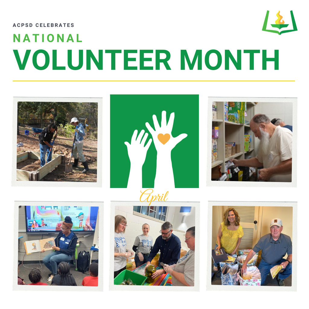 ACPSD celebrates National Volunteer Month.