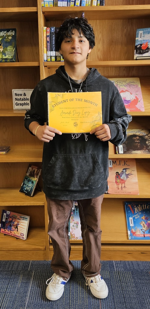 Students of the month!