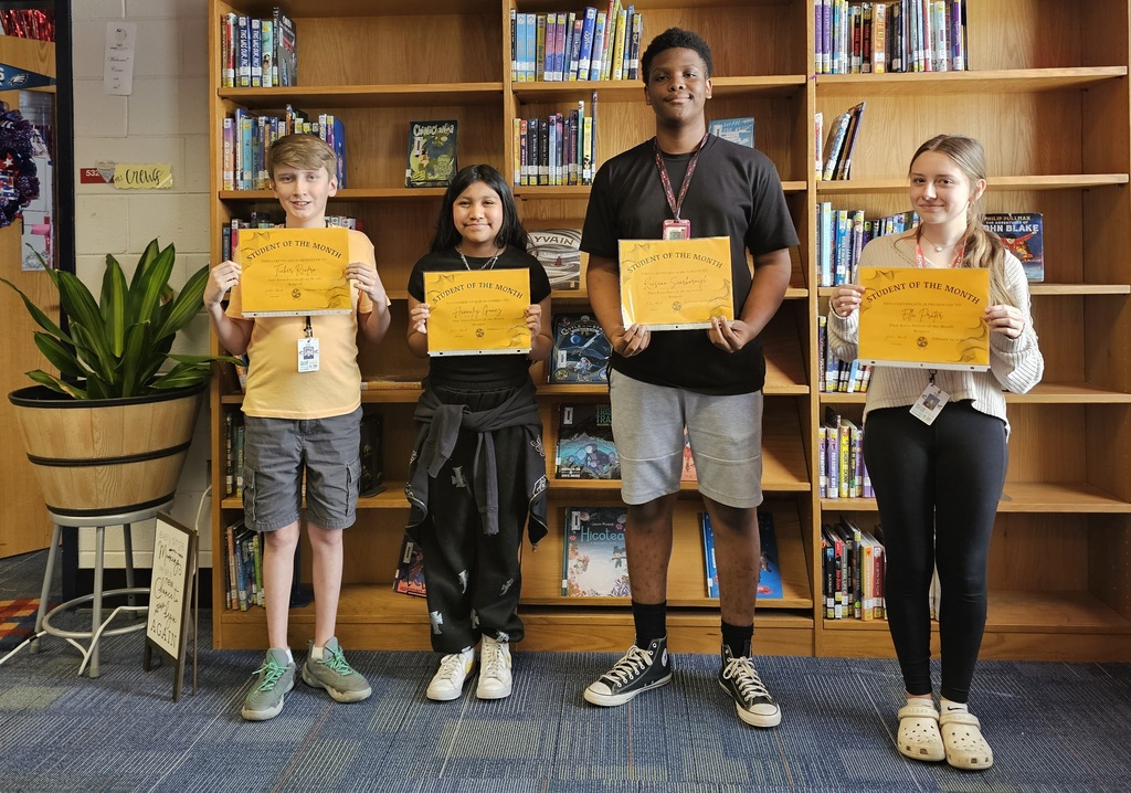 Students of the month!