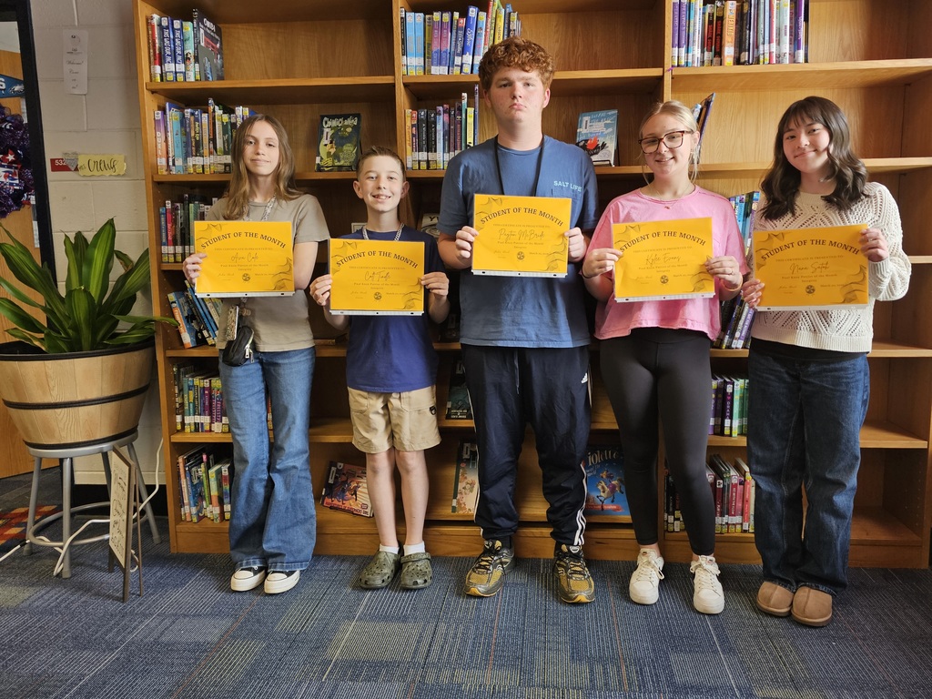 Students of the month!