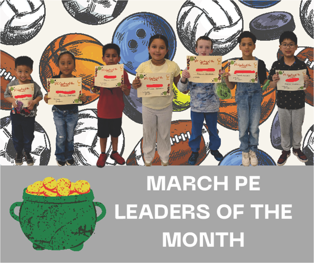 March PE Leaders of the Month