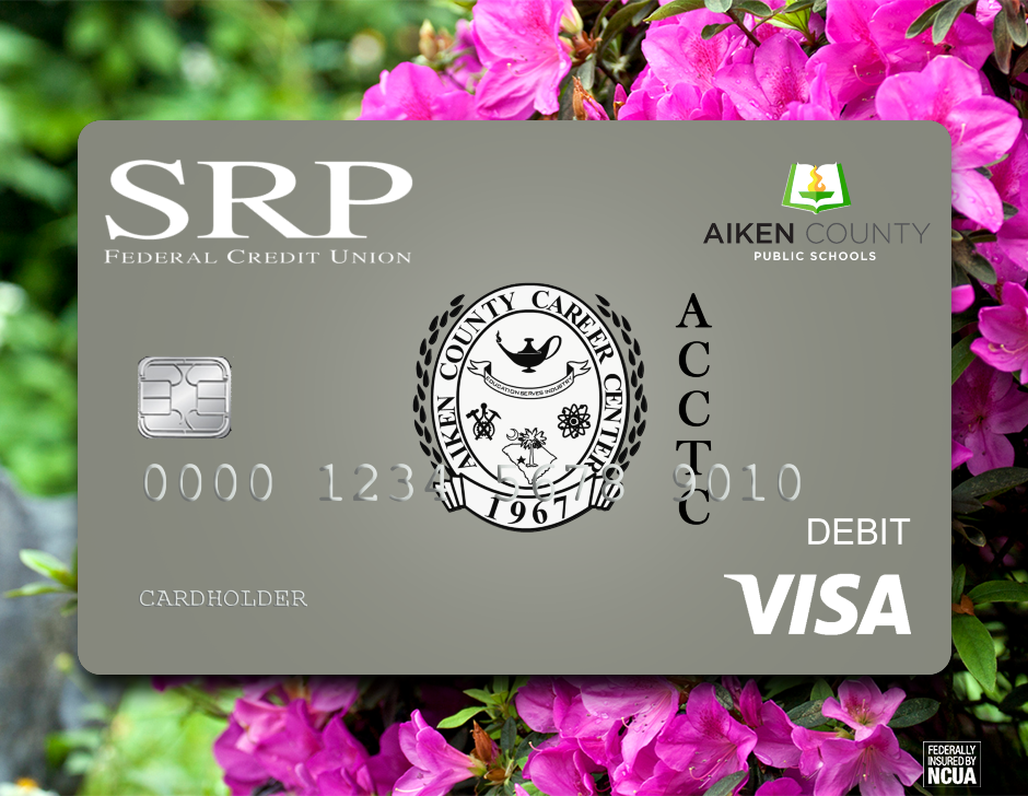 picture of SRP affinity debit card with acctc logo