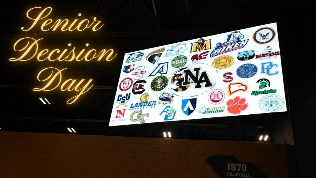 Picture of College logos with NAHS logo in the middle. 