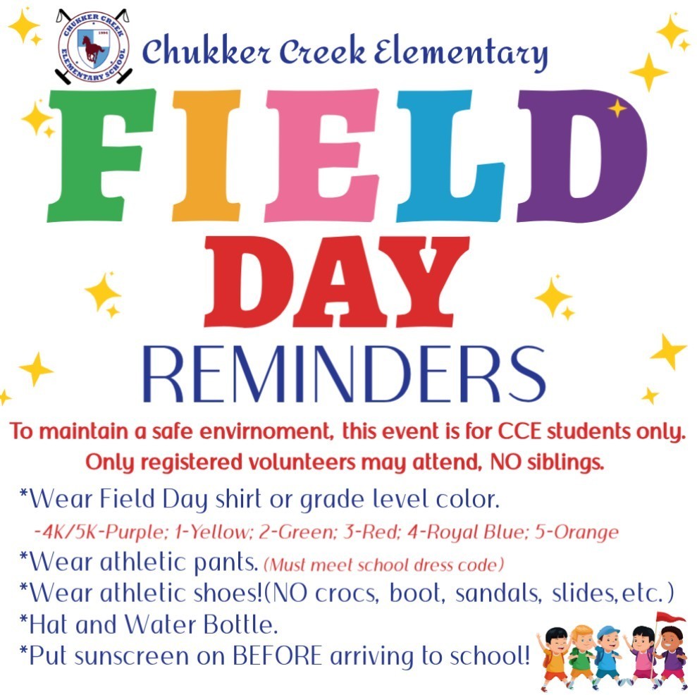 Field Day Reminders