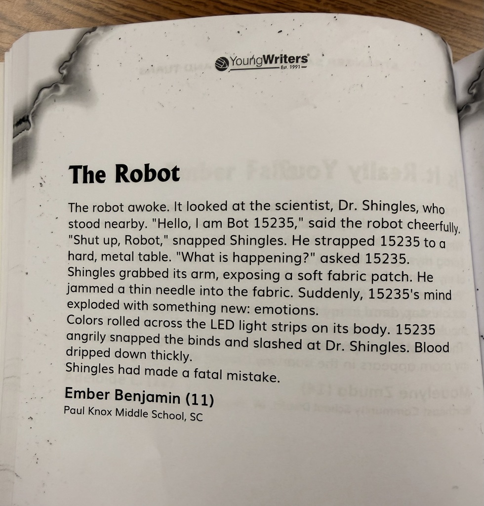 Creative writing contest winners!