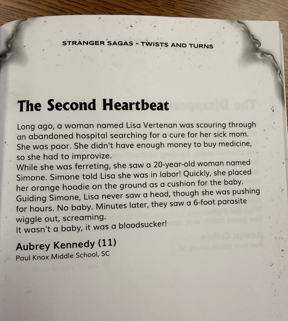 Creative writing contest winners!