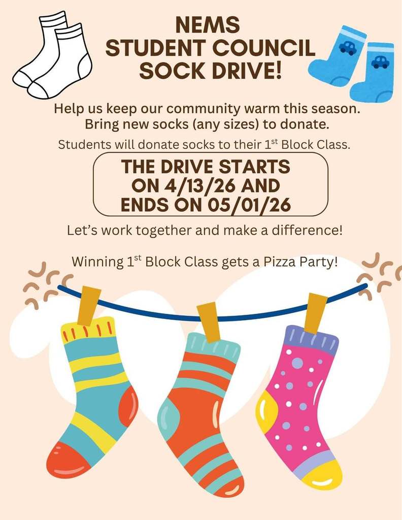 flyer for sock drive 