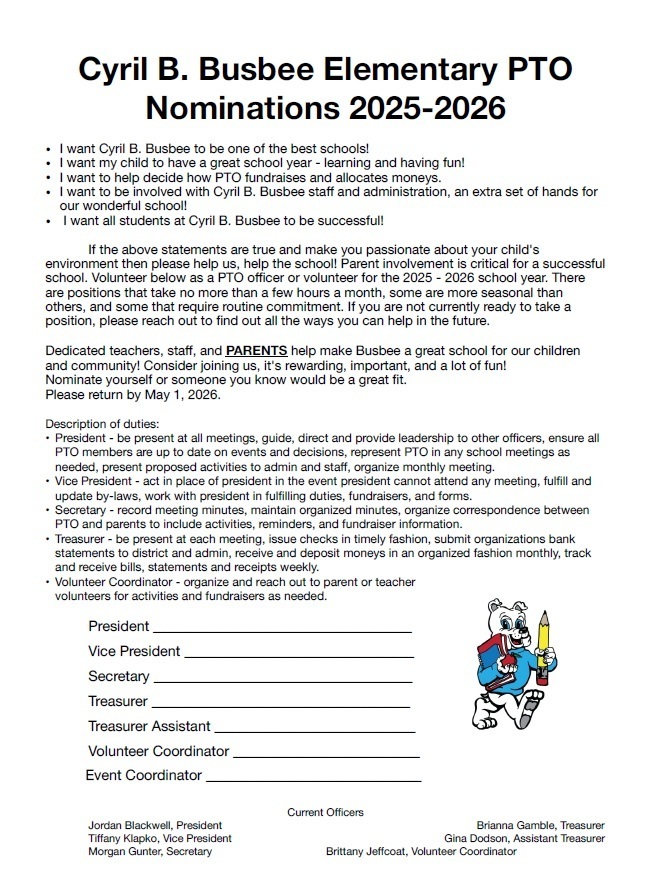 PTO Nomination Form
