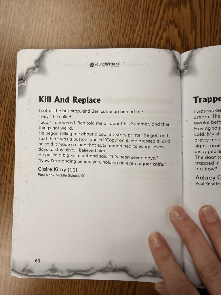 Creative writing contest winners!