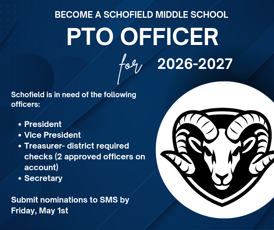 Flyer has a blue background with a picture of a ram 