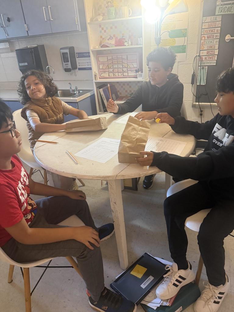 Fifth Graders Learning about Probability 