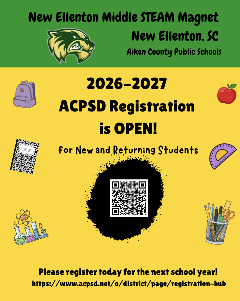 flyer with text about registration