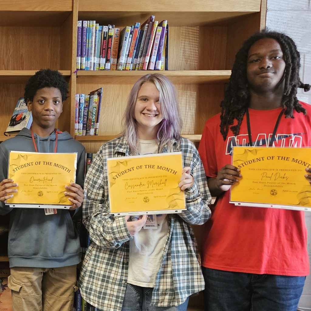 April students of the month!