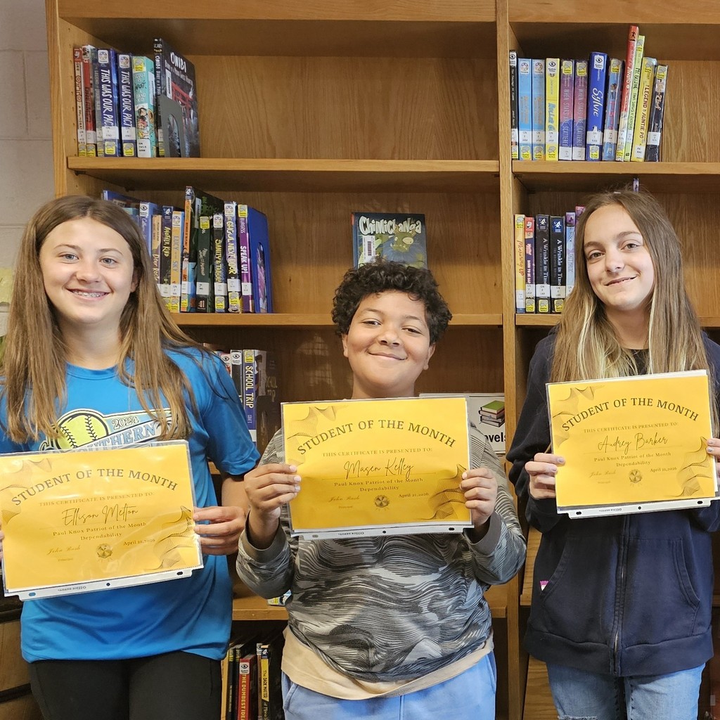 April students of the month!