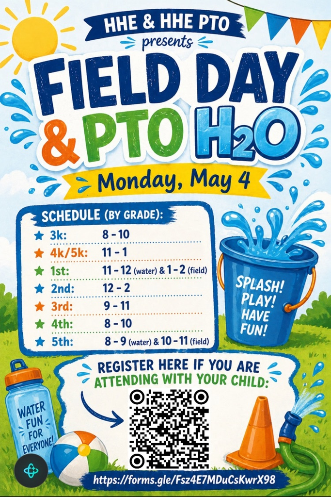water pail with field day and water day information 