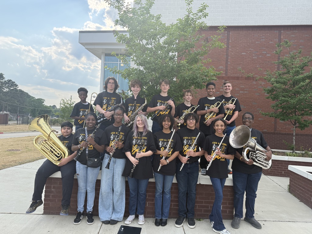 band students holding instruments