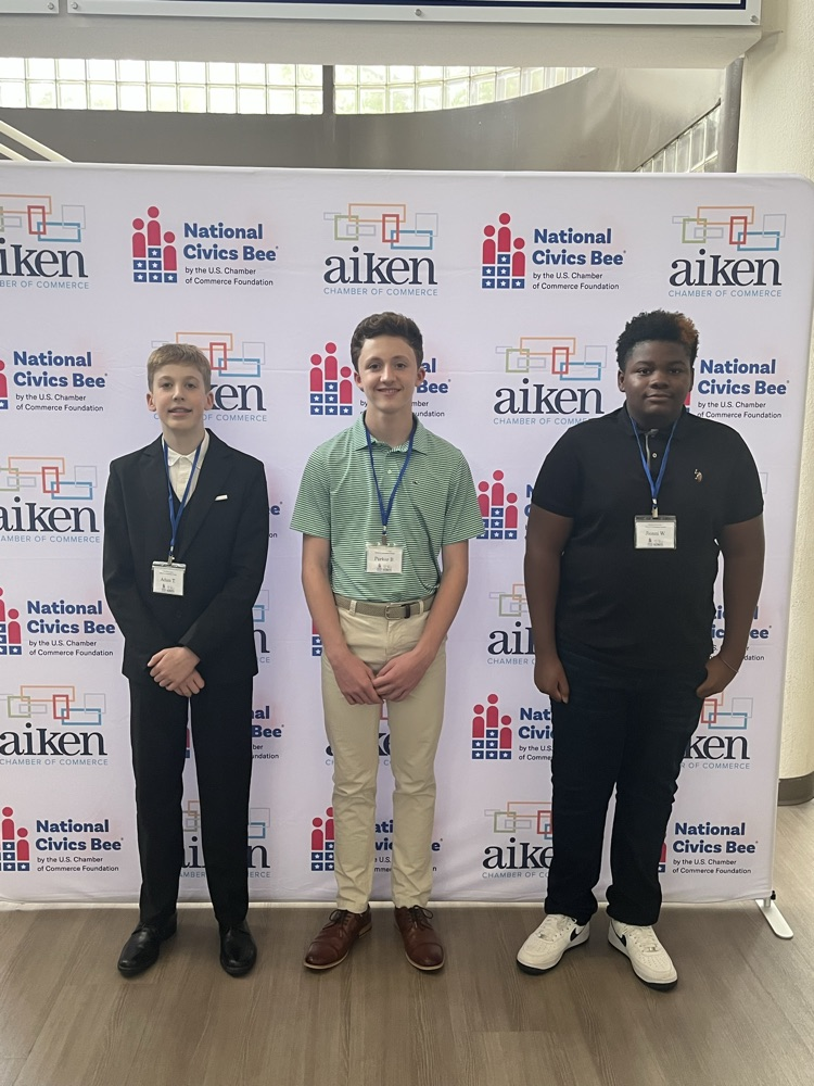 picture of 3 boys posing for a picture in front of a screen