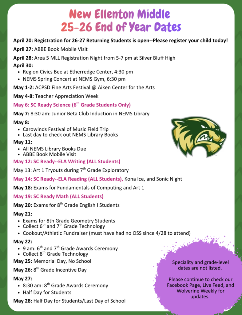 flyer with text 