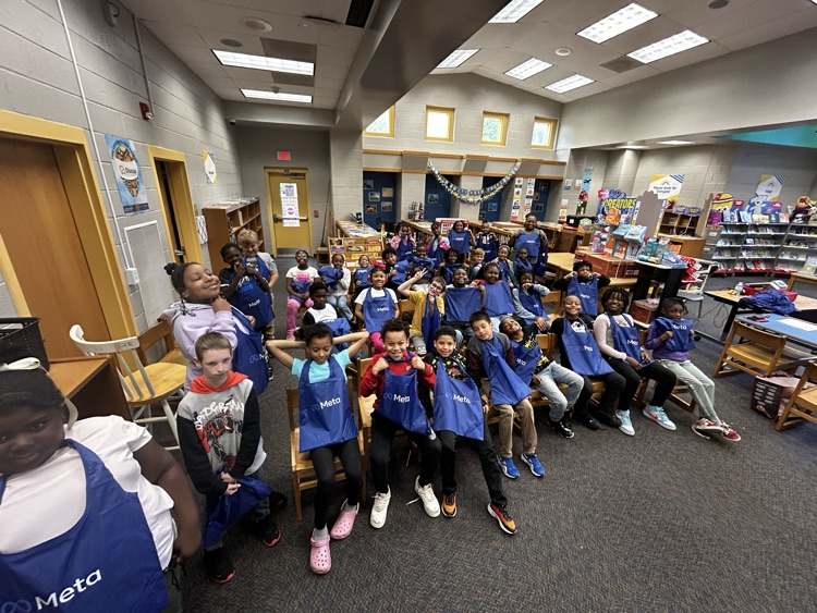 students receiving books