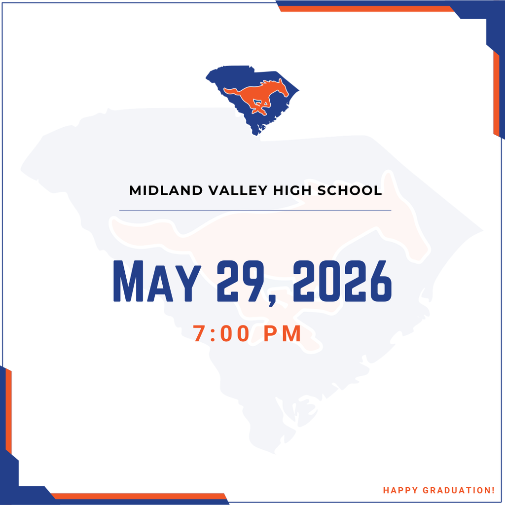 Midland Valley High School Friday, May 29, 2026; 7 p.m.