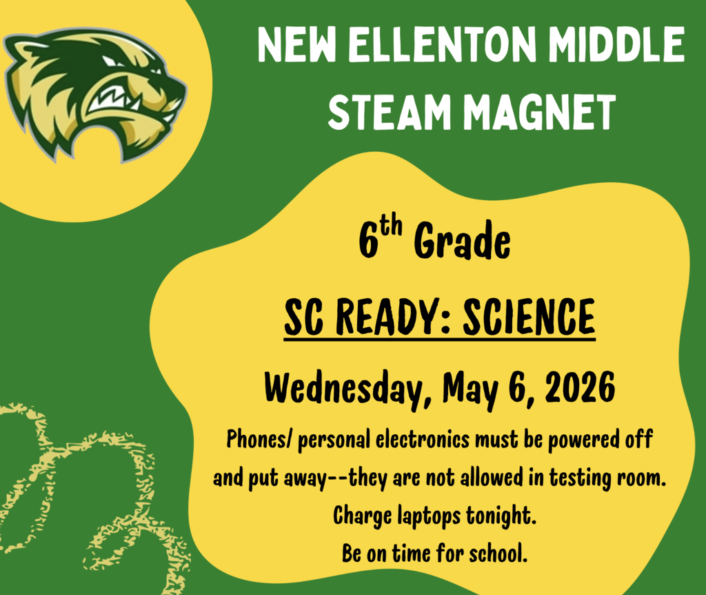 flyer with text about testing 