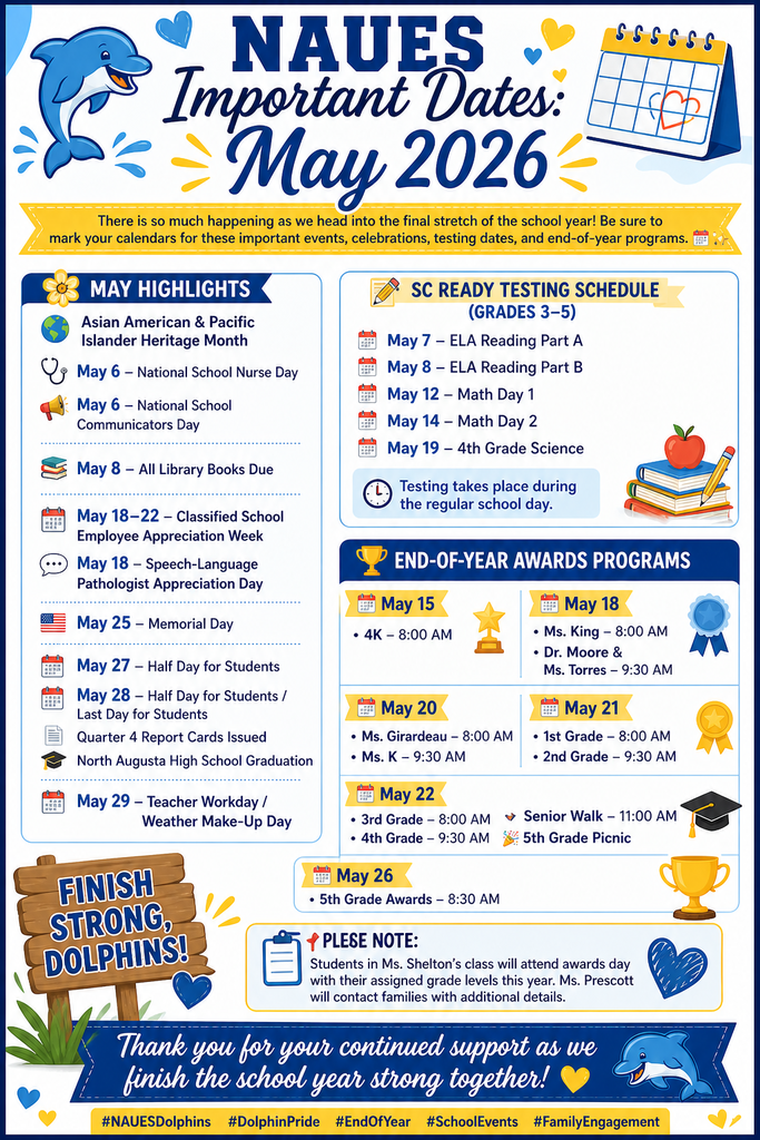 May Important Dates