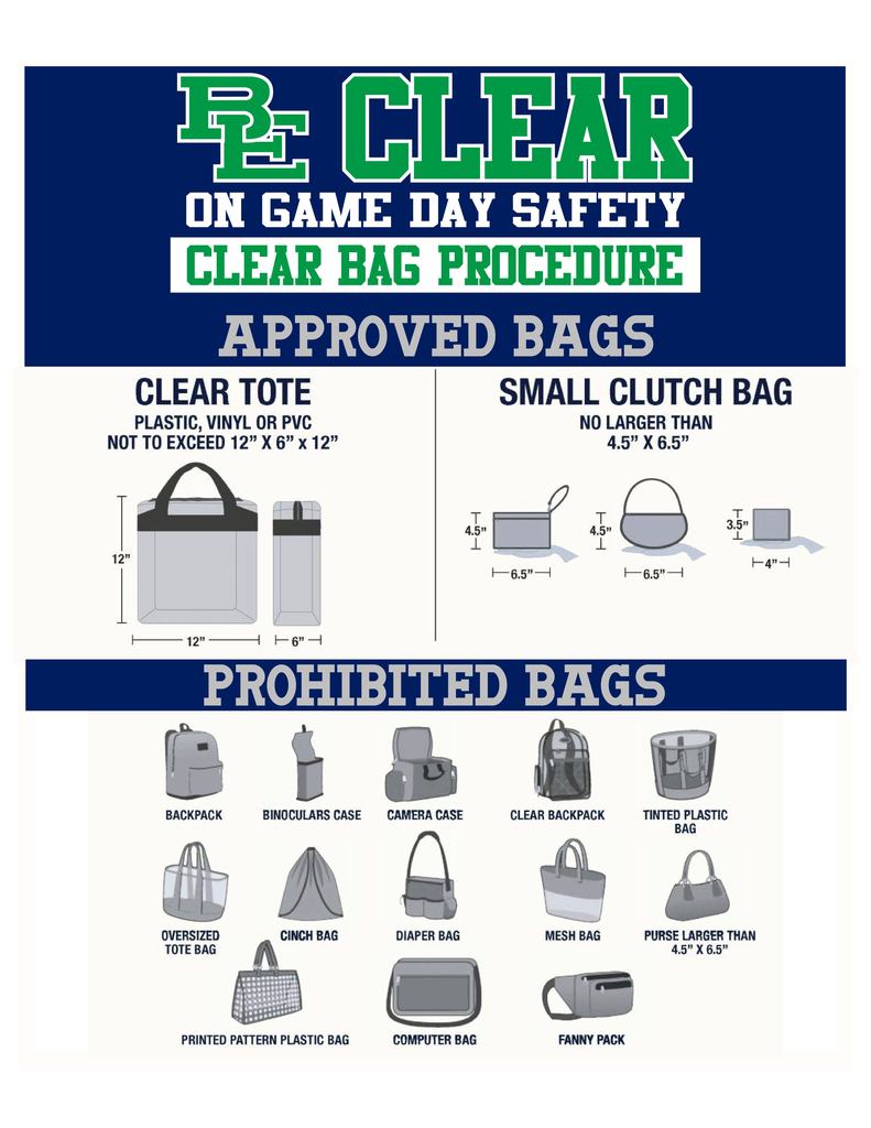 Clear Bag Policy Flyer.