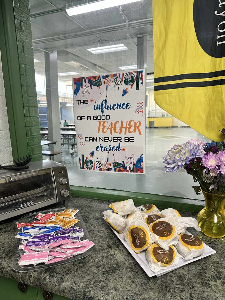 McDonald’s biscuits on a tray for teacher appreciation breakfast