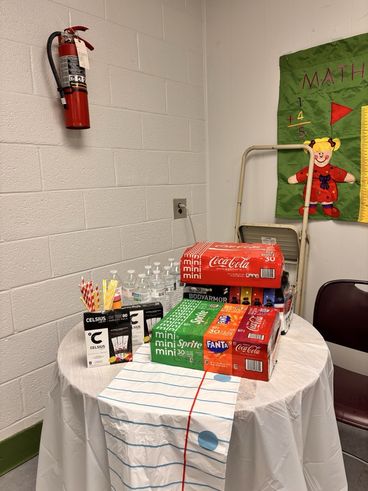 canned drinks and assorted beverages for teacher appreciation week 
