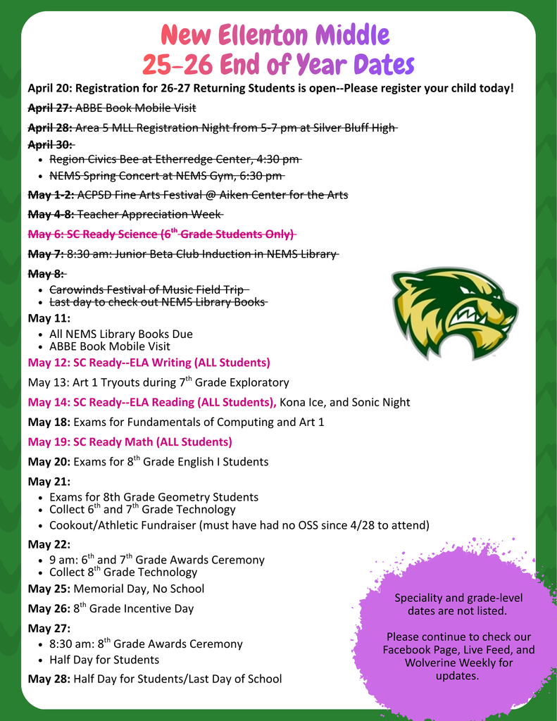 flyer with text 
