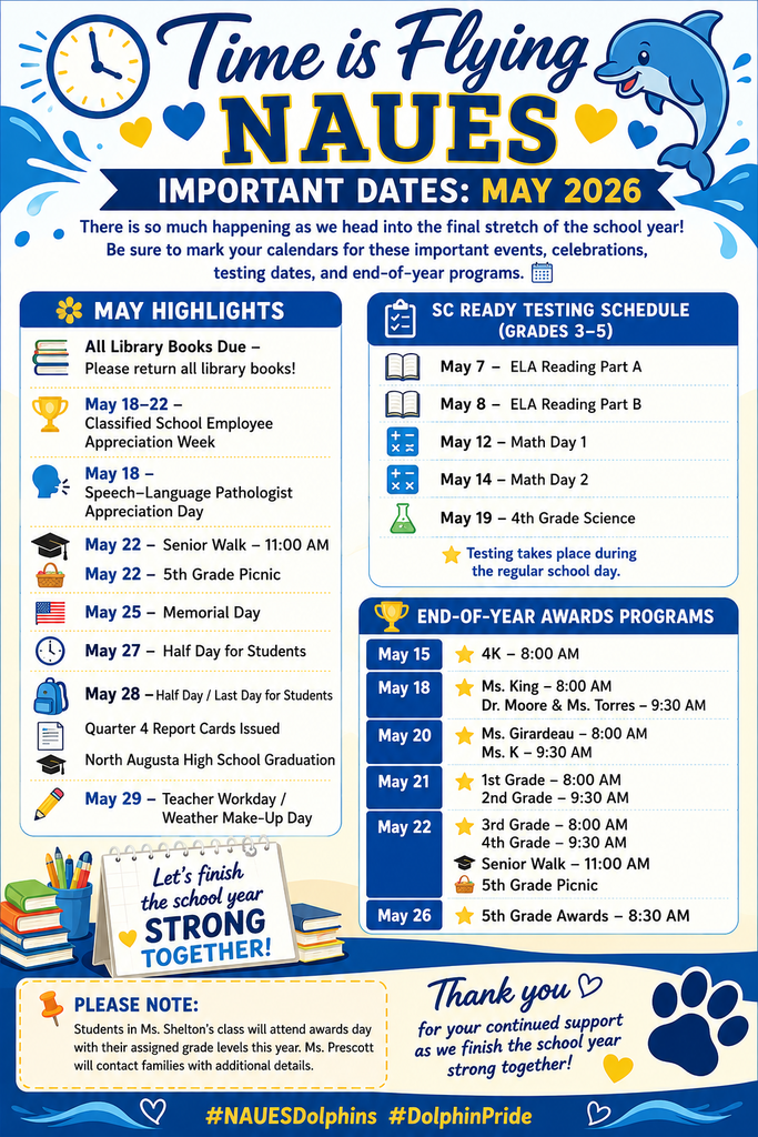 May Important Dates