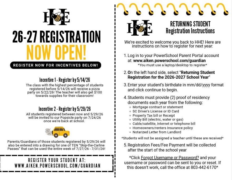 registration information 