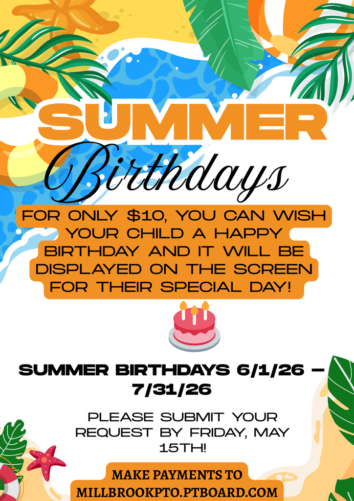 Summer Birthdays
