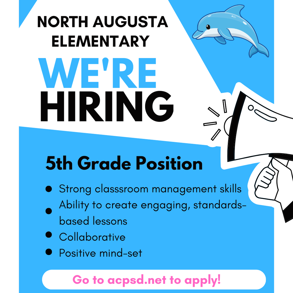 We're Hiring 5th Grade Teacher