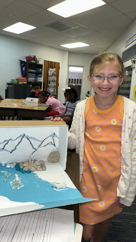 Second Grade habitat dioramas