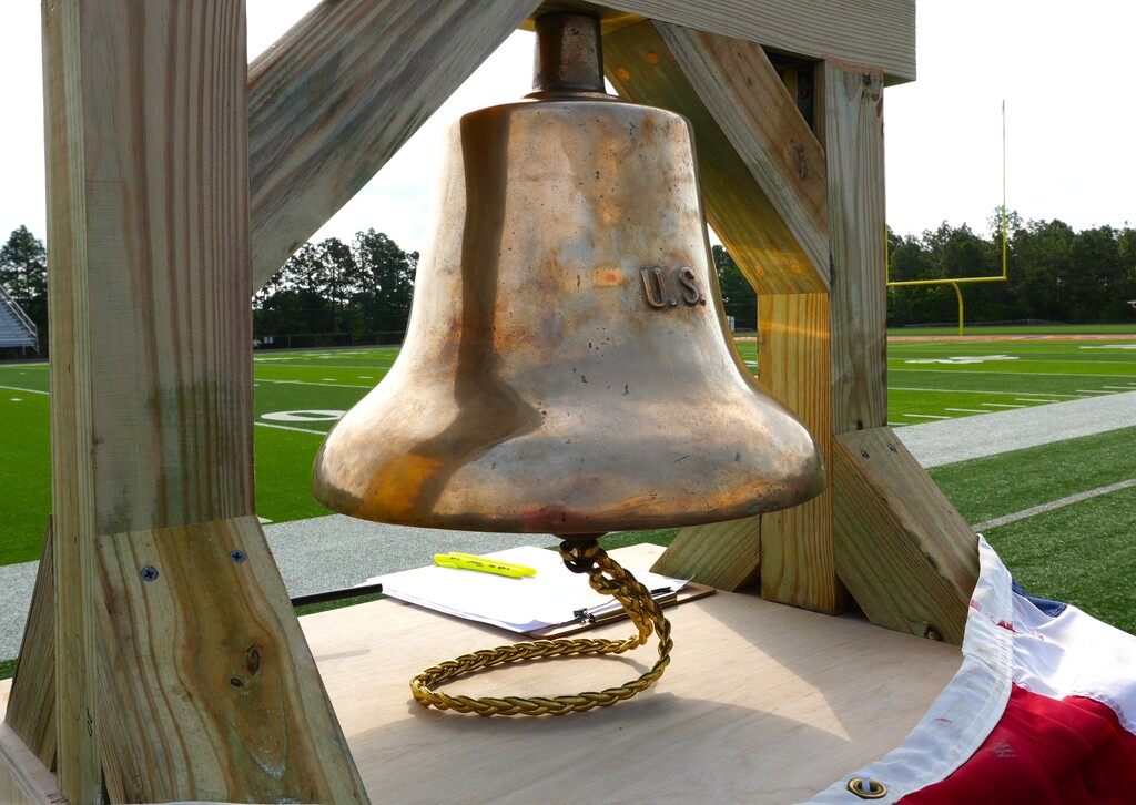 A bell that is rung for each fallen soldier.